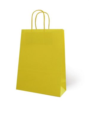 Bolsa de Papel Básica Amarilla