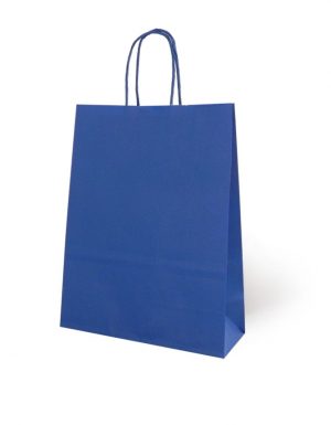 Bolsa de Papel Básica Azul