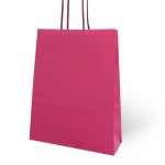 Bolsa de Papel Básica Fucsia