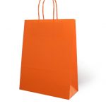 Bolsa de Papel Básica Naranja
