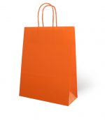 Bolsa de Papel Básica Naranja