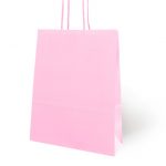 Bolsa de Papel Básica Rosa