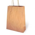 Bolsa Kraft Asa Algodón