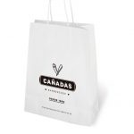 Bolsa Asa Algodón Blanca