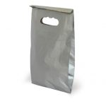 Bolsa de Papel Troquelada Plata