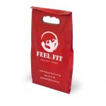 Bolsa de Papel Troquelada Roja