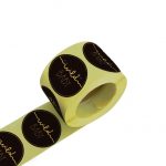 Etiqueta Oro Impresa