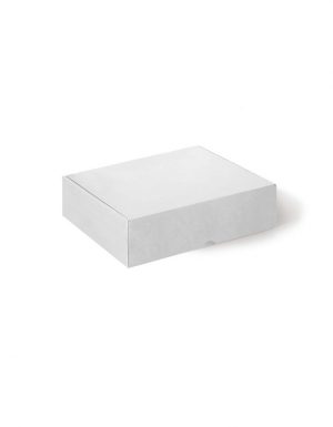Caja Blanca de Cartón 28x24x06 cm